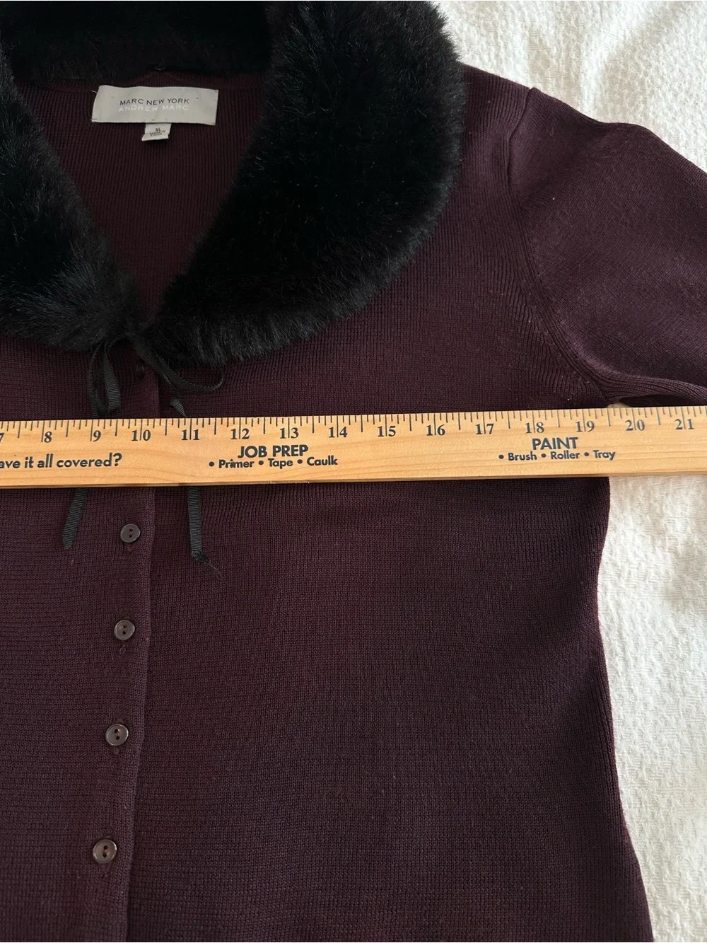 Andrew Marc soft burgundy